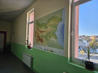 Фототапет за училище - Пътна карта на България